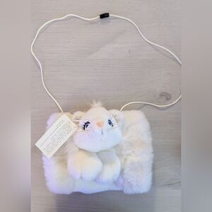 Brand New with Tags  Plush Cat Hand Warmer Pouch